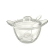 Formaggera Gocce Guzzini in vetro e plastica trasparente 16,5x12,5 cm