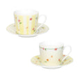 Set 2 tazze caffè Polline Brandani in porcellana decorata 100 ml