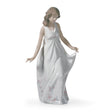Statuetta Madre Meravigliosa Lladrò in porcellana dai colori pastello 28x16 cm