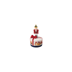 Schiaccianoci carillon Villeroy & Boch in porcellana decorata 15 cm