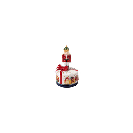 Schiaccianoci carillon Villeroy & Boch in porcellana decorata 15 cm