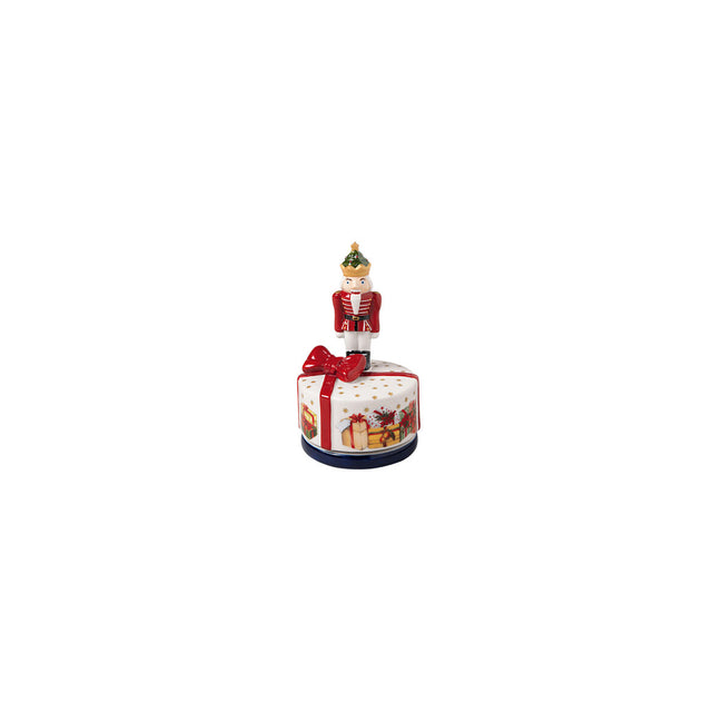 Schiaccianoci carillon Villeroy & Boch in porcellana decorata 15 cm