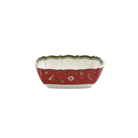 Ciotola quadrata Toy's Delight Villeroy & Boch in porcellana decorata 16 cm