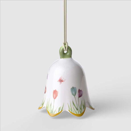 Campanella Tulipano Villeroy & Boch in porcellana decorata 6 cm