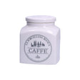 Barattolo caffè La Porcellana Bianca in porcellana bianca 11,5x11,5 cm
