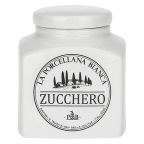 Barattolo zucchero La Porcellana Bianca in porcellana bianca 1,1 litri