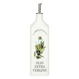 Oliera quadrata La Porcellana Bianca in porcellana decoro ulivo 1L