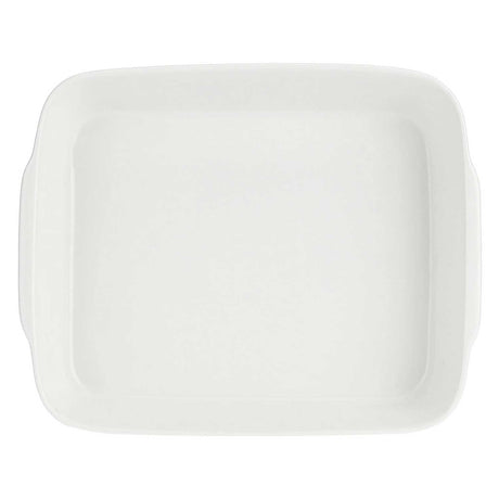 Teglia rettangolare La Porcellana Bianca in porcellana bianca 30x24 cm