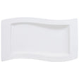 Piatto da portata NewWave Villeroy & Boch in porcellana asimmetrica 49x30 cm