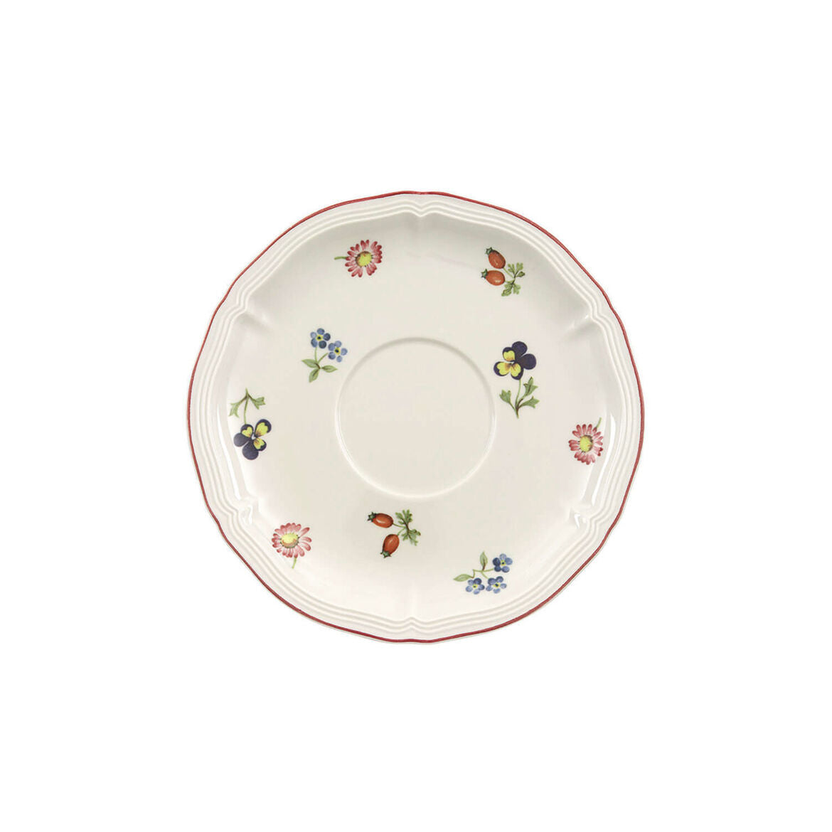 VILLEROY &amp; BOCH Petite Fleur Coffee Cup Saucer Breakfast 17cm Porcelain