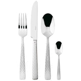 Set posate Cortina Sambonet acciaio inox 18/10 con manico a treccia 24 pezzi