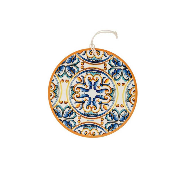 Sottopentola Medicea Brandani in ceramica decorata e sughero 20 cm