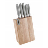 Set coltelli Brandani in legno con ceppo e affilacoltelli 36x16x14 cm