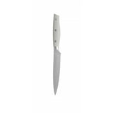 BRANDANI Natural Wooden Block with 5 Knives and Knife Sharpener
