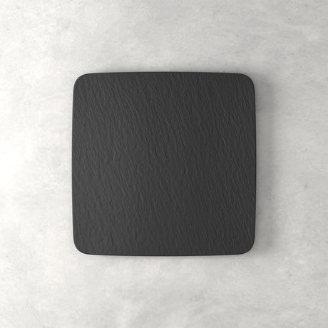 Piatto da portata Villeroy & Boch Manufacture Rock porcellana nera 32,5 cm