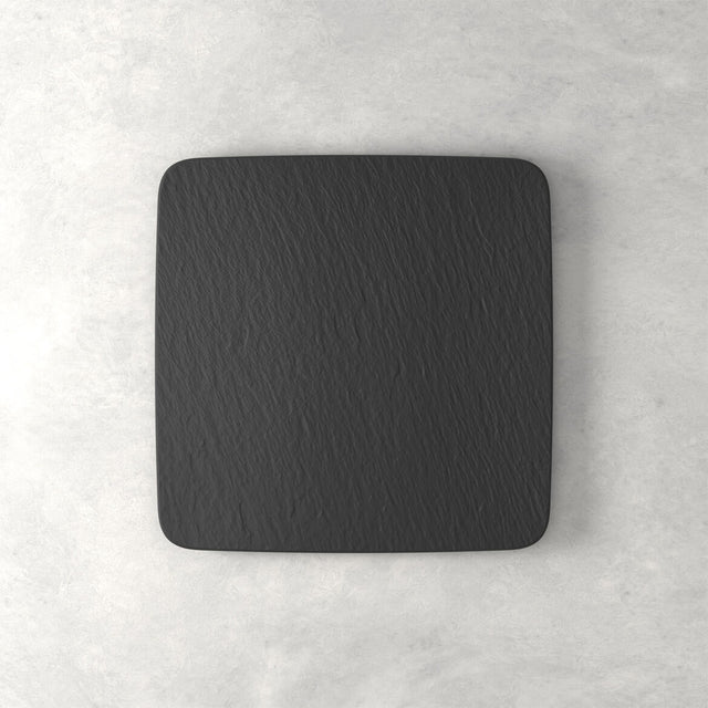 Piatto da portata Villeroy & Boch Manufacture Rock porcellana nera 32,5 cm
