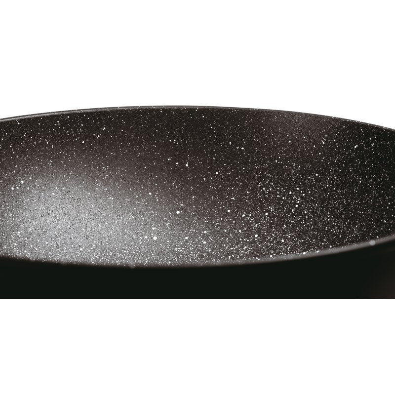 SAMBONET Tegame 2 Maniglie con Coperchio Rock & Rose Black 28cm
