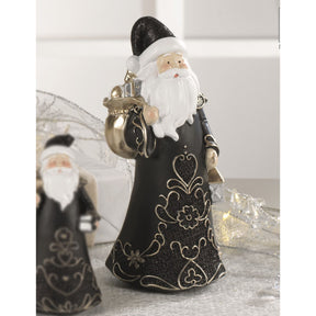 Statuina Babbo Natale Mascagni Casa in resina decorazione moderna 20 cm