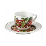 BRANDANI Set Tazze Caffè 4 Pezzi Le Primizie 90ml Porcellana