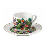 BRANDANI Set Tazze Caffè 4 Pezzi Le Primizie 90ml Porcellana