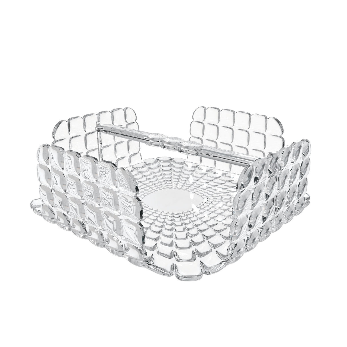 Portatovaglioli Tiffany Guzzini in materiale plastico trasparente 20x20 cm