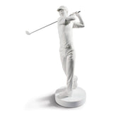 Statuina Campione di Golf Lladrò in porcellana opaca 54x38 cm