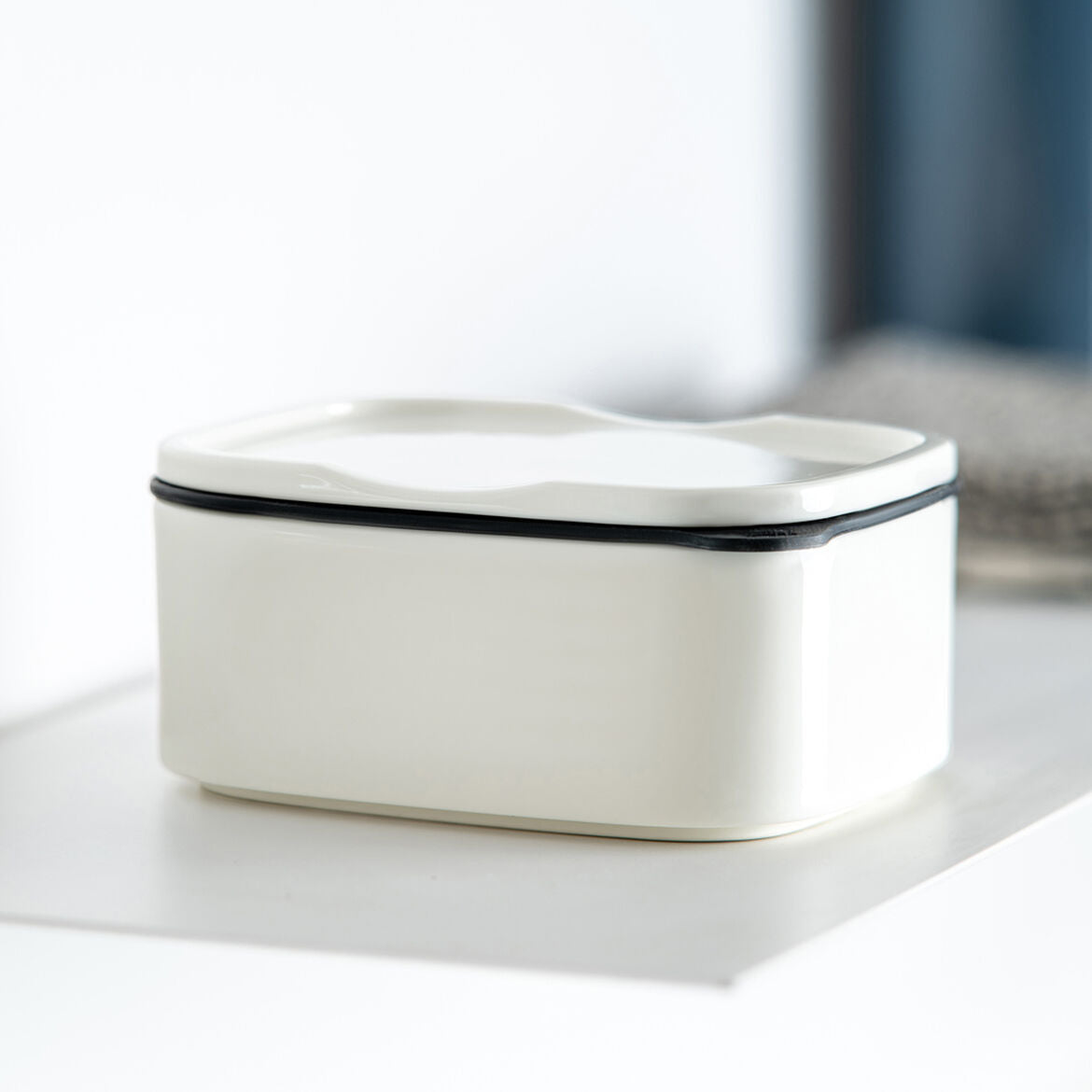 VILLEROY &amp; BOCH - ToGo&amp;ToStay Lunch Box, 13x10x6cm, Square, White