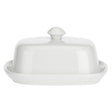 Burriera con coperchio La Porcellana Bianca in porcellana bianca 13 cm