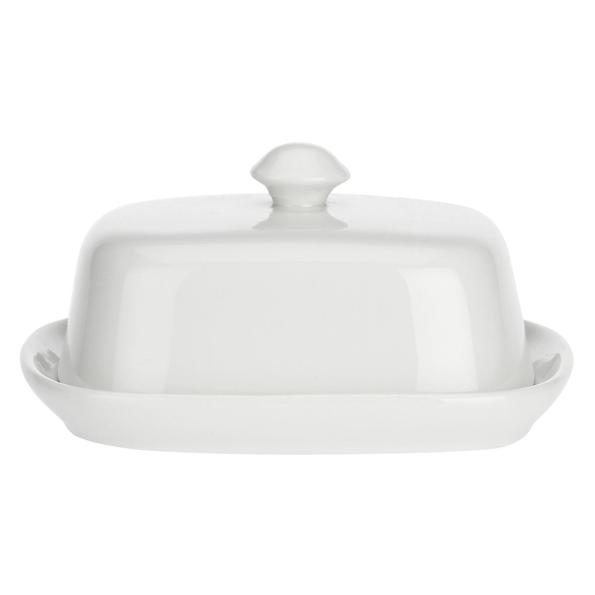 Burriera con coperchio La Porcellana Bianca in porcellana bianca 13 cm