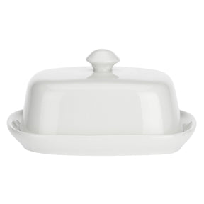 Burriera con coperchio La Porcellana Bianca in porcellana bianca 13 cm