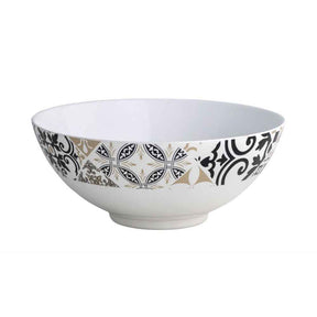 Insalatiera Alhambra Brandani in ceramica decorata 22x9 cm