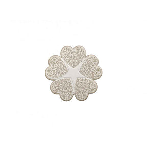 Sottopentola Riccioli di Fata Brandani in ceramica con decori floreali
