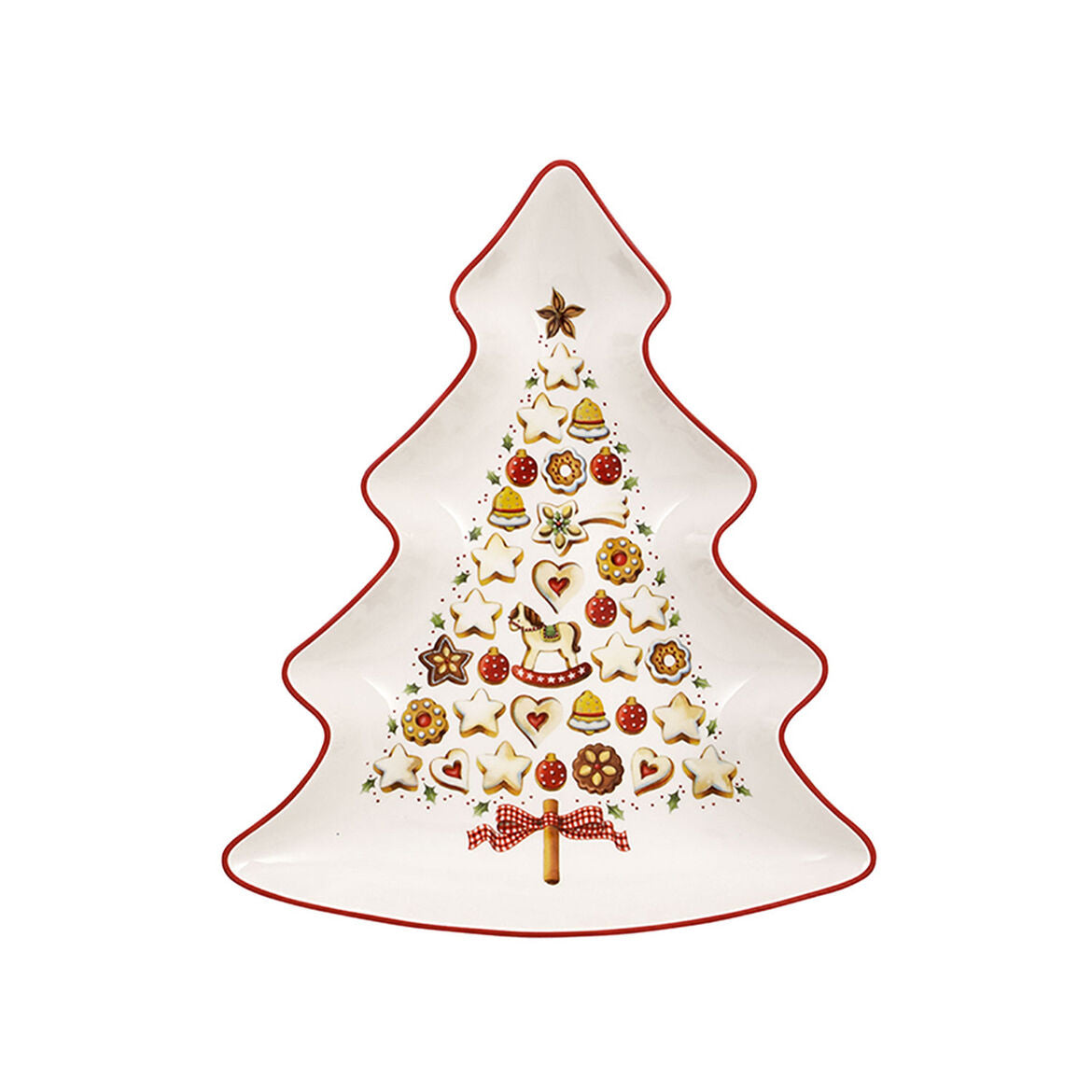Ciotola Albero di Natale Villeroy & Boch in porcellana 26,5 cm