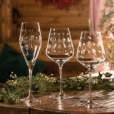 VILLEROY &amp; BOCH - Toy's Delight Red Wine Goblet Set 2 Pieces 23.5cm Christmas