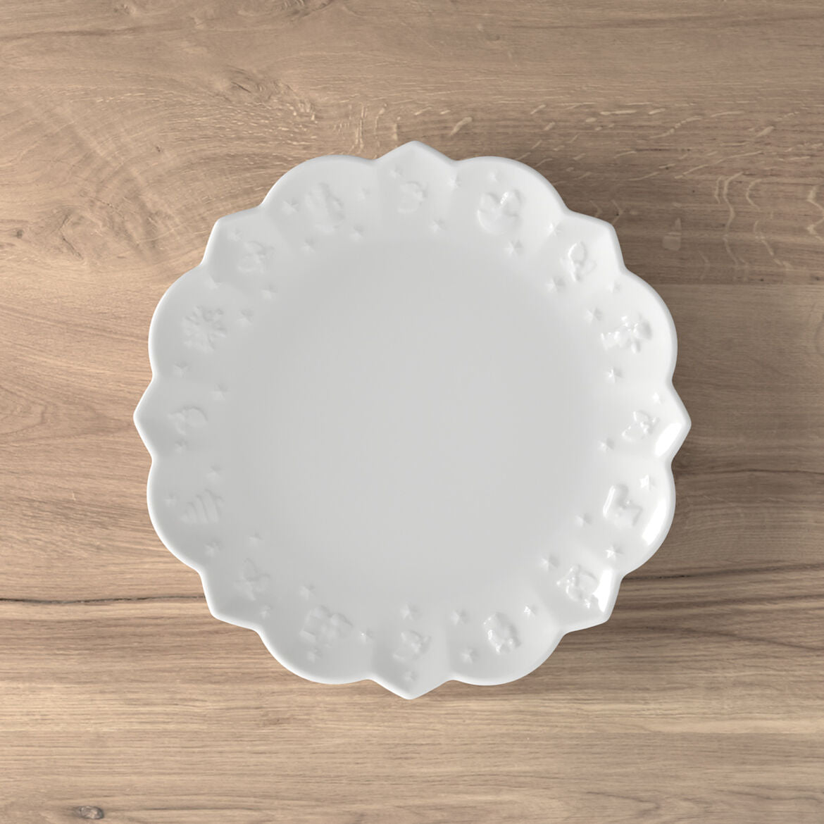 Piatto colazione Toy's Delight Villeroy & Boch in porcellana bianca 23 cm