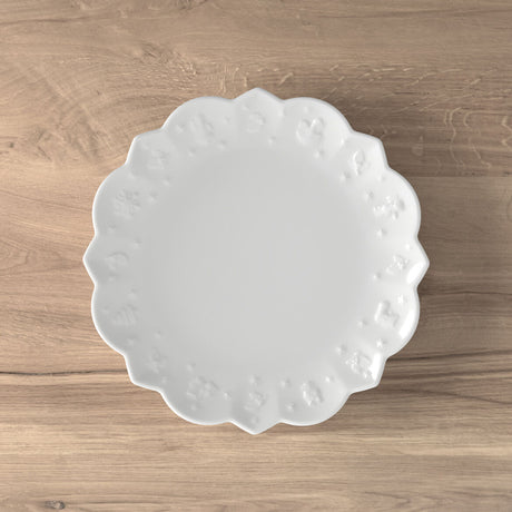 Piatto colazione Toy's Delight Villeroy & Boch in porcellana bianca 23 cm