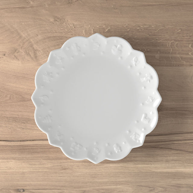 Piatto colazione Toy's Delight Villeroy & Boch in porcellana bianca 23 cm