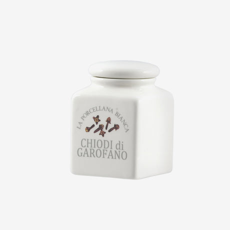 Barattolo Chiodi di Garofano La Porcellana Bianca in porcellana 175cc 6x6 cm