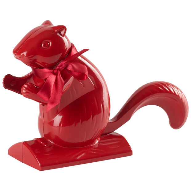 Schiaccianoci scoiattolo Villeroy & Boch in porcellana rossa 14 cm