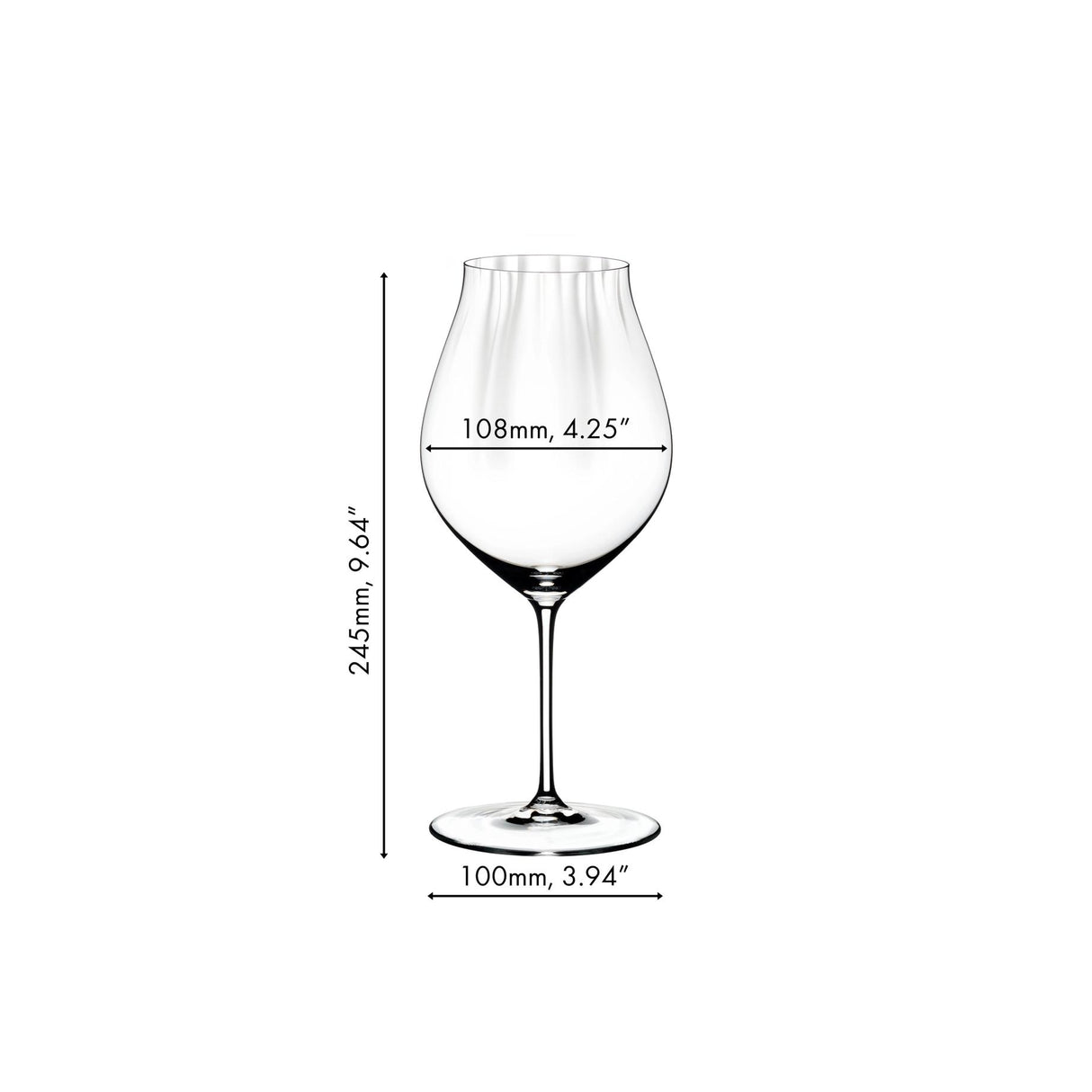 RIEDEL Performance Set 2 Pieces Pinot Noir Glass Goblet 830ml Crystal