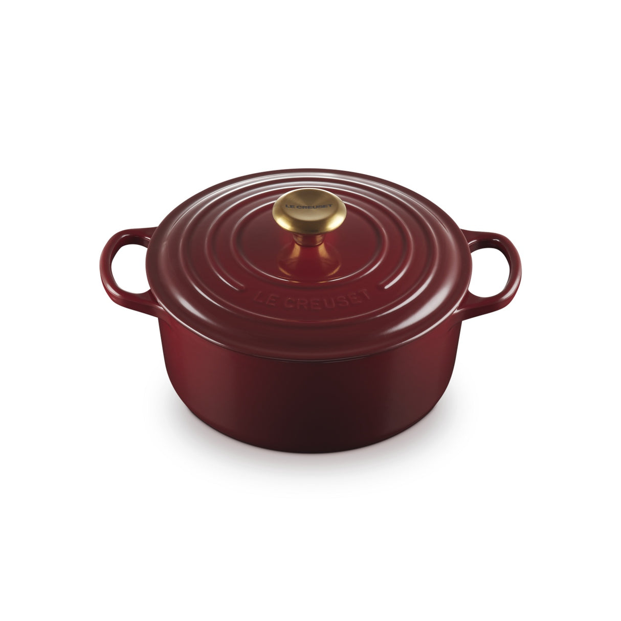 LE CREUSET Cocotte Round Evolution 24cm Rhone Vitrified Cast Iron