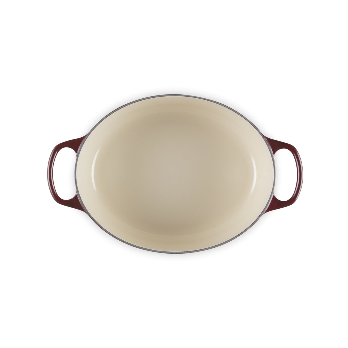 LE CREUSET Cocotte Ovale Evolution 29cm Garnet Ghisa Vetrificata