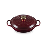 LE CREUSET Tegame Basso Evolution 26cm Garnet Ghisa Vetrificata