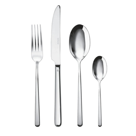 Set posate Linear Sambonet in acciaio inox 24 pezzi per tavola