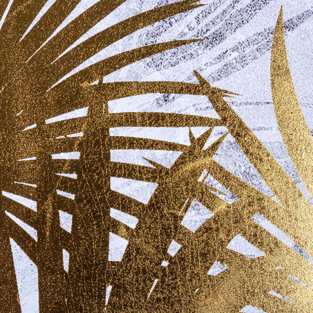 BIZZOTTO Painting Print on Canvas Palm Trees Gold Bold 82x122cm