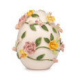 Ovetto di Pasqua Palais Royal in porcellana con decori floreali 10,5 cm
