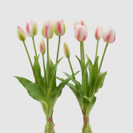 Mazzo di tulipani EDG in materiale sintetico soft touch 40 cm