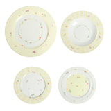 Set piatti Polline Brandani in porcellana con decori floreali 18 pezzi