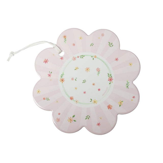 Sottopentola Polline Brandani in porcellana rosa e sughero 20 cm