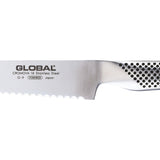 GLOBAL Coltello Pane 22cm in Acciaio Inox Cromova 18 G-09